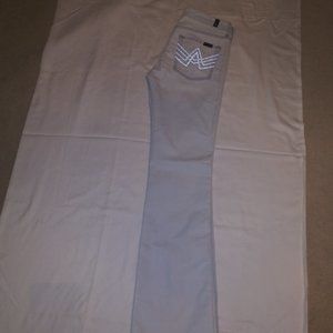 7 For All Man Kind "A Pocket" Boot Cut Jeans Size 31" NWOT